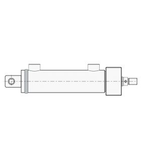 CILINDRO IDRAULICO ISO-3322 CERNIERA POSTERIORE DS (Controlla il prezzo)