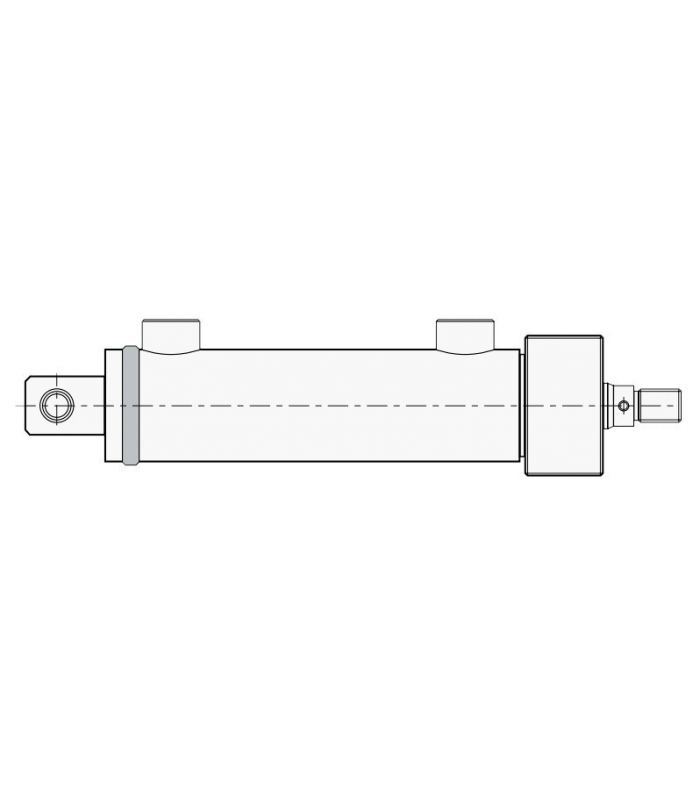 CILINDRO IDRAULICO ISO-3322 CERNIERA POSTERIORE DS (Controlla il prezzo)