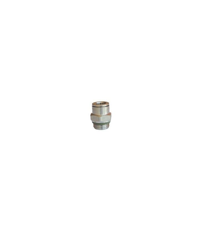 STRAIGHT UNION TUBE CYLINDRICAL THREAD STAINLESS STEEL