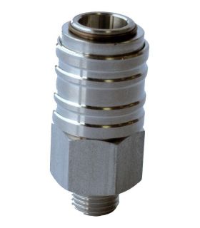 STAINLESS STEEL MALE QUICK PLUG ISO 6150-B