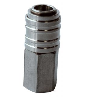 QUICK FEMALE PLUG STAINLESS STEEL ISO 6150-B