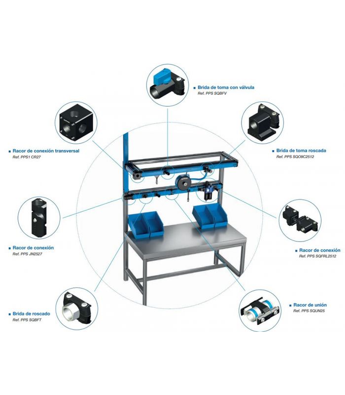 ENCAIXE DE PLUGUE DE PERFIL PREVOST PPS SQBO