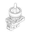 SELECTOR LEVA CORTA ENCLAVABLE DE 2 POSICIONES