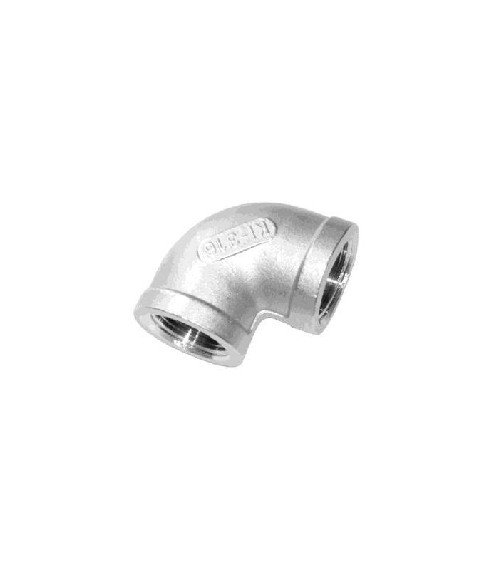 FIG. 90 FEMALE ELBOW STAINLESS STEEL 316