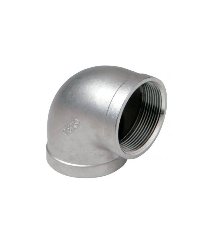 FIG. 90 FEMALE ELBOW STAINLESS STEEL 316