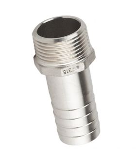 FIG. 399 ESPIGA MANGUERA ROSCA INOX 316