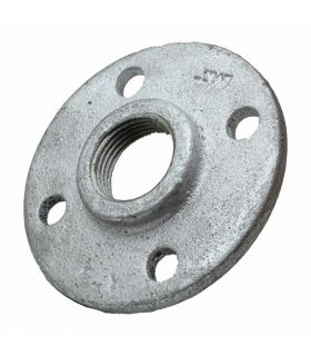 FIG. 321 BRIDA CON TALADROS GALVANIZADO