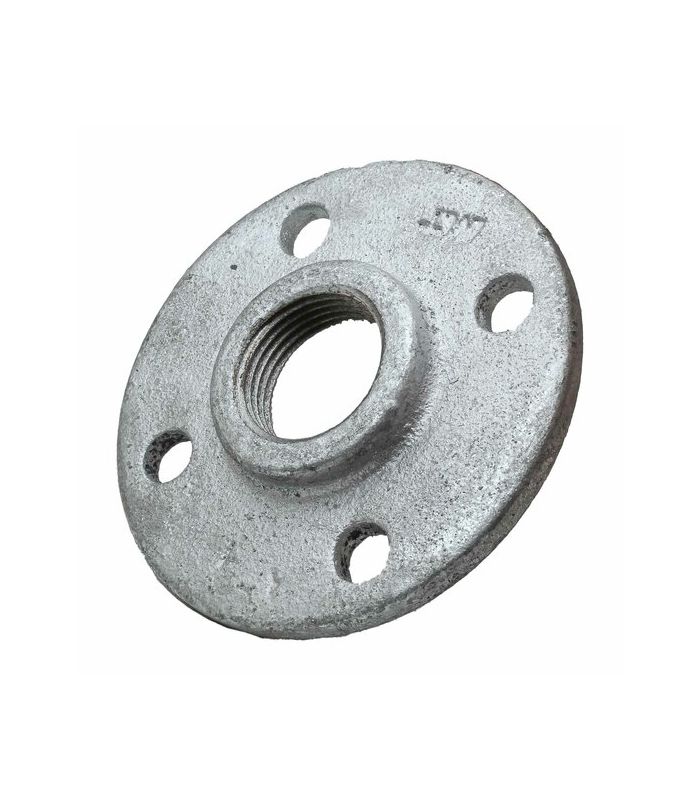 FIG. 321 BRIDA CON TALADROS GALVANIZADO