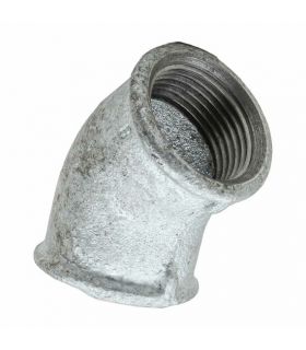 FIG.120 GALVANIZED 45º FEMALE ELBOW