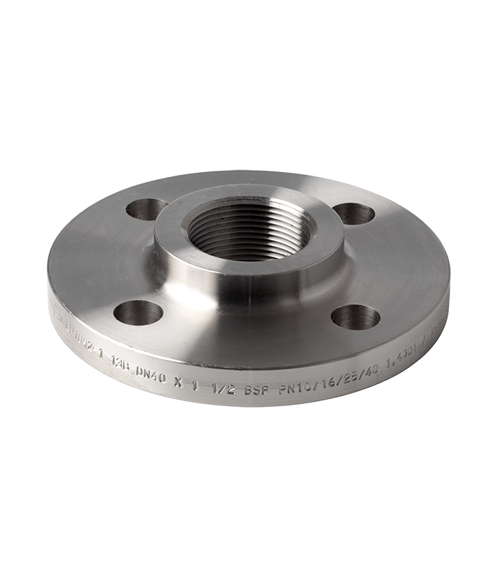 FLANGE ROSCADA EN-1092-1-13B AÇO INOXIDÁVEL