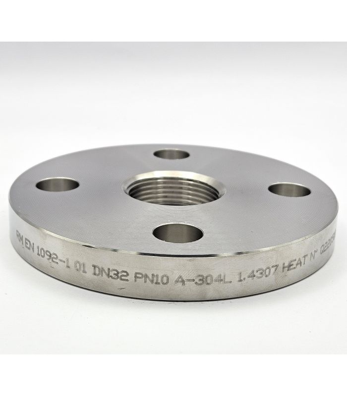 FLANGE ROSCADA EN-1092-1-01B INOX