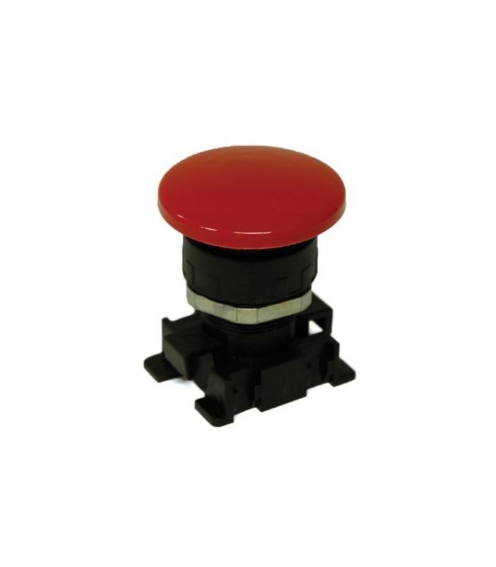 RED OSCILLATING SAFETY MUSHROOM BUTTON Ø60