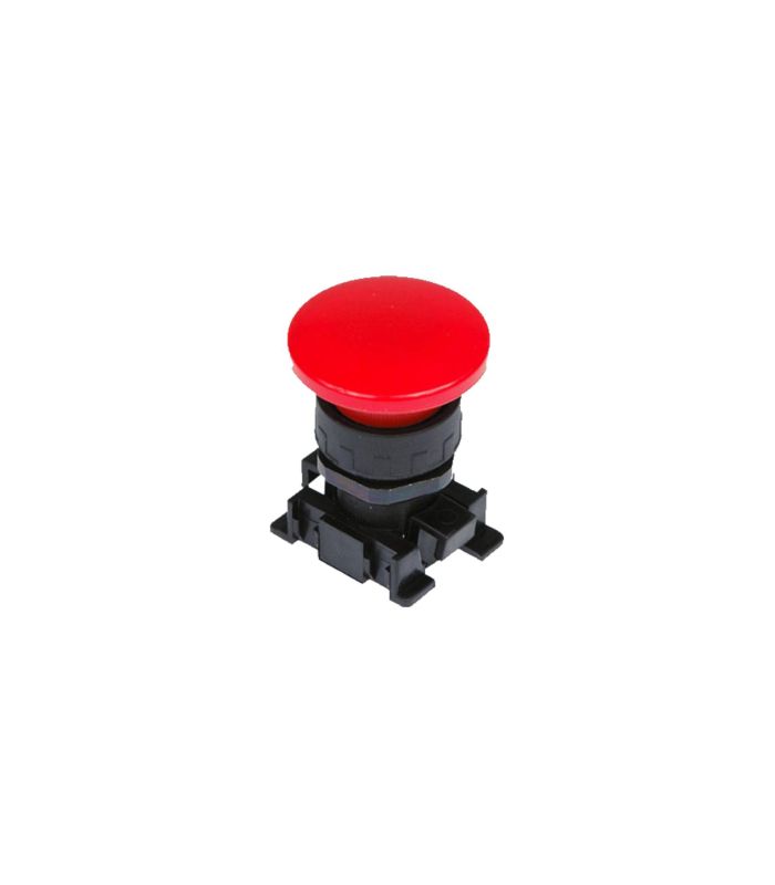 BOUTON CHAMPIGNON DE SÉCURITÉ OSCILLANT ROUGE Ø60