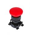 RED OSCILLATING SAFETY MUSHROOM BUTTON Ø60