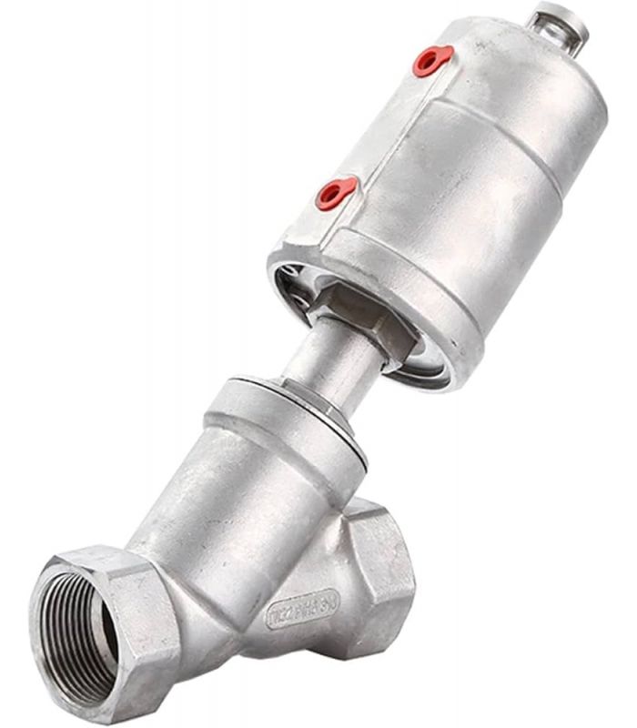 ANGLED SEAT VALVE N. CLOSED STAINLESS STEEL