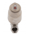 ANGLED SEAT VALVE N. CLOSED STAINLESS STEEL