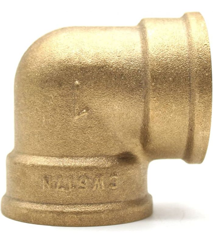 90 FEMALE-FEMALE BRASS ELBOW