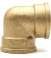 90 FEMALE-FEMALE BRASS ELBOW