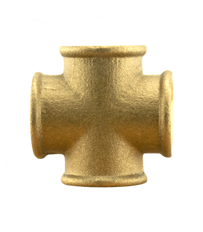 BRASS FEMALE CROSS