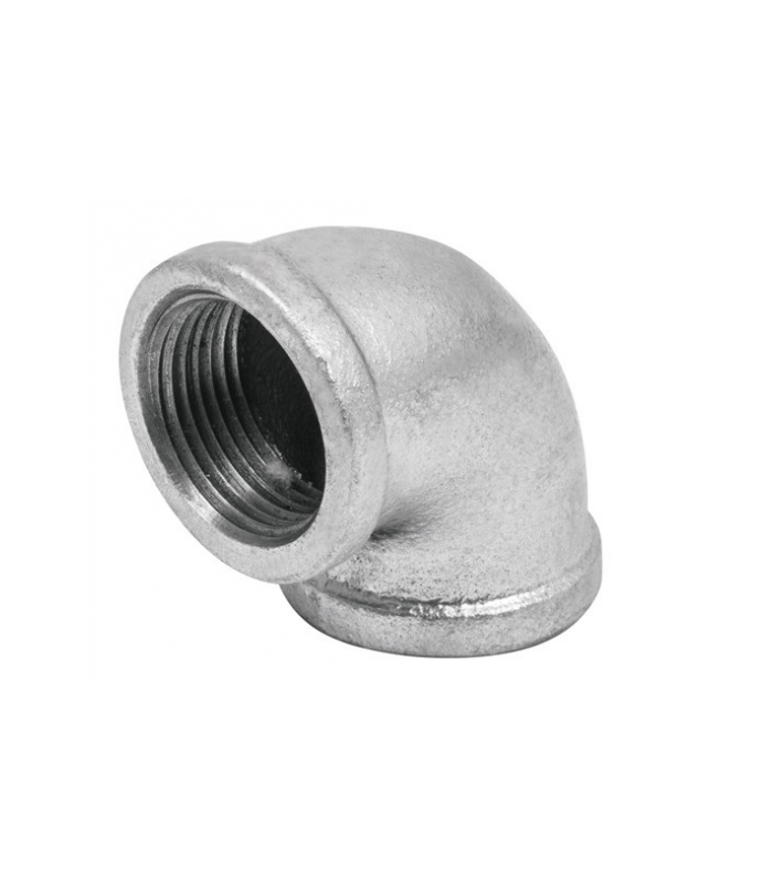 FIG. 90 GALVANIZED 90º FEMALE ELBOW