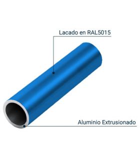 TUBO EXTRUSADO DE ALUMÍNIO (4 Mt)