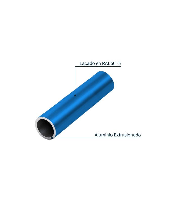 TUBE EXTRUDÉ EN ALUMINIUM (4 Mt)