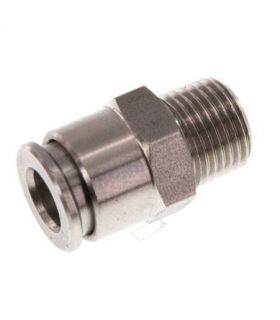 INSTANT UNION STRAIGHT STAINLESS STEEL CONICAL THREAD TUBE