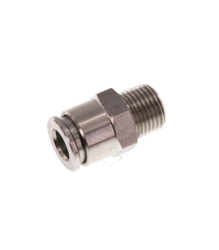 INSTANT UNION STRAIGHT STAINLESS STEEL CONICAL THREAD TUBE