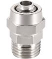 STRAIGHT SEMI-QUICK UNION TUBE CONICAL THREAD STAINLESS STEEL