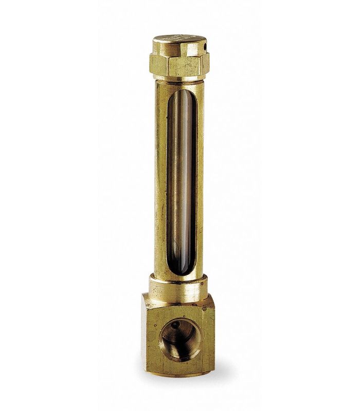 VERTICAL OIL SIGHT GLASS 1/4" DIN-3018