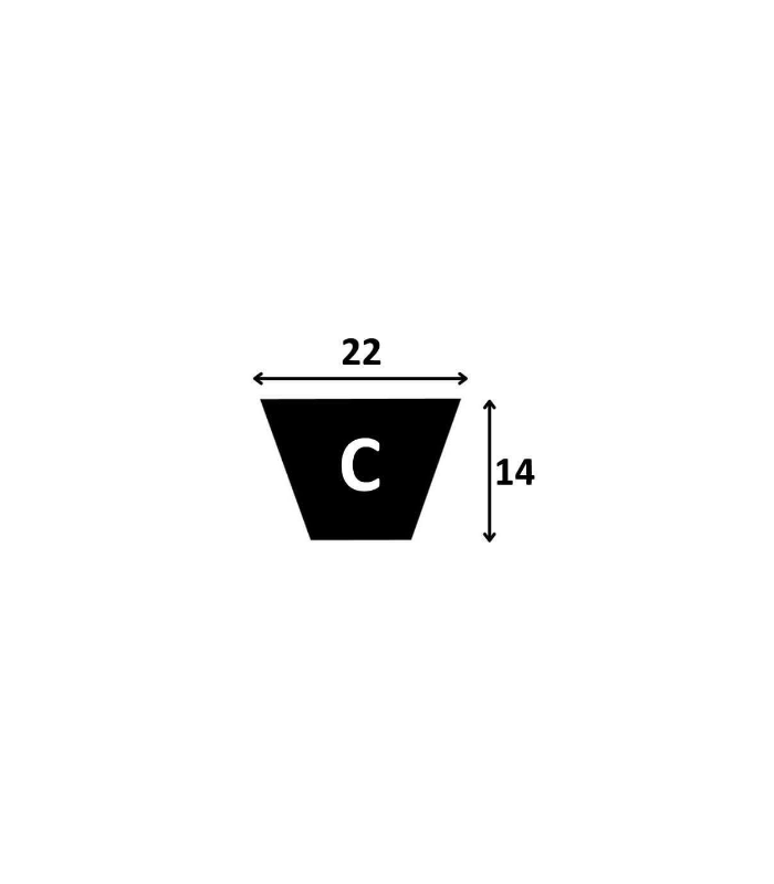 CINGHIA TRAPEZOIDALE C