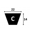 CINGHIA TRAPEZOIDALE C