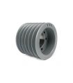 6-SLOT TAPER SPA TRAPEZOIDAL PULLEY