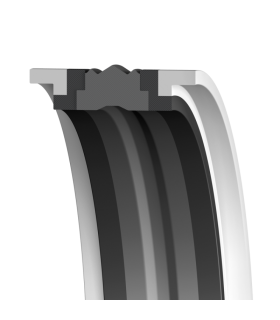 JOINT DE PISTON DOUBLE EFFET 5 PIÈCES